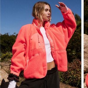 Free People Hit the Slopes Fleece Jacket!
